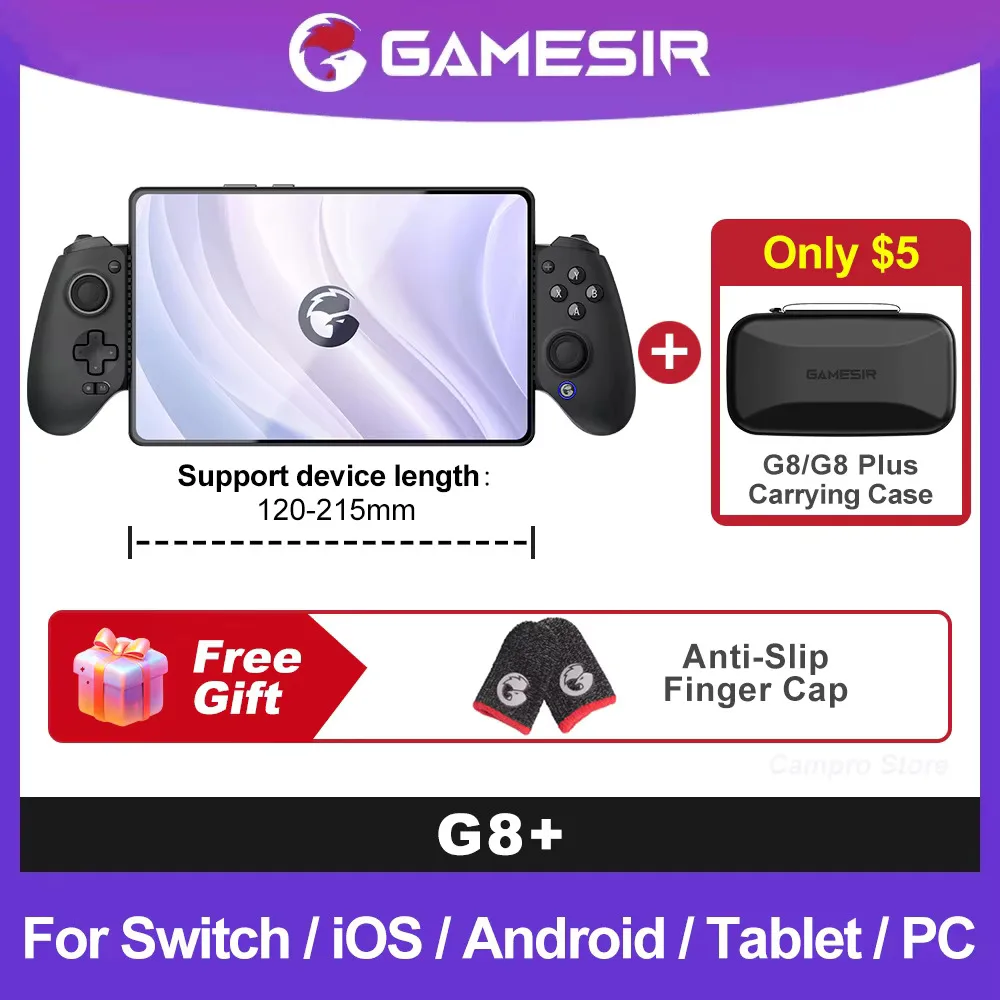 ケース付きGameSir G8 Plus Bluetooth Amazon.co.jp: GameSir G8 Plus Bluetooth ゲームコントローラー