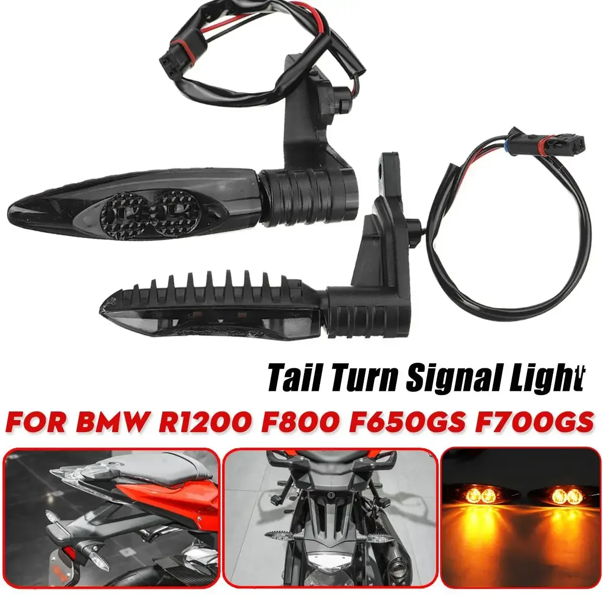 

Motorcycle LED Turn Signal Indicator Light Blinker for BMW R1200GS R1200GS ADV R1200R R1200RS S1000RR S1000XR G310R