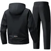 CHRLCK Men's Running Sportswear Suits Breathable Clothes Sports Joggers Training Gym Fitness Tracksuit Sets Male 2