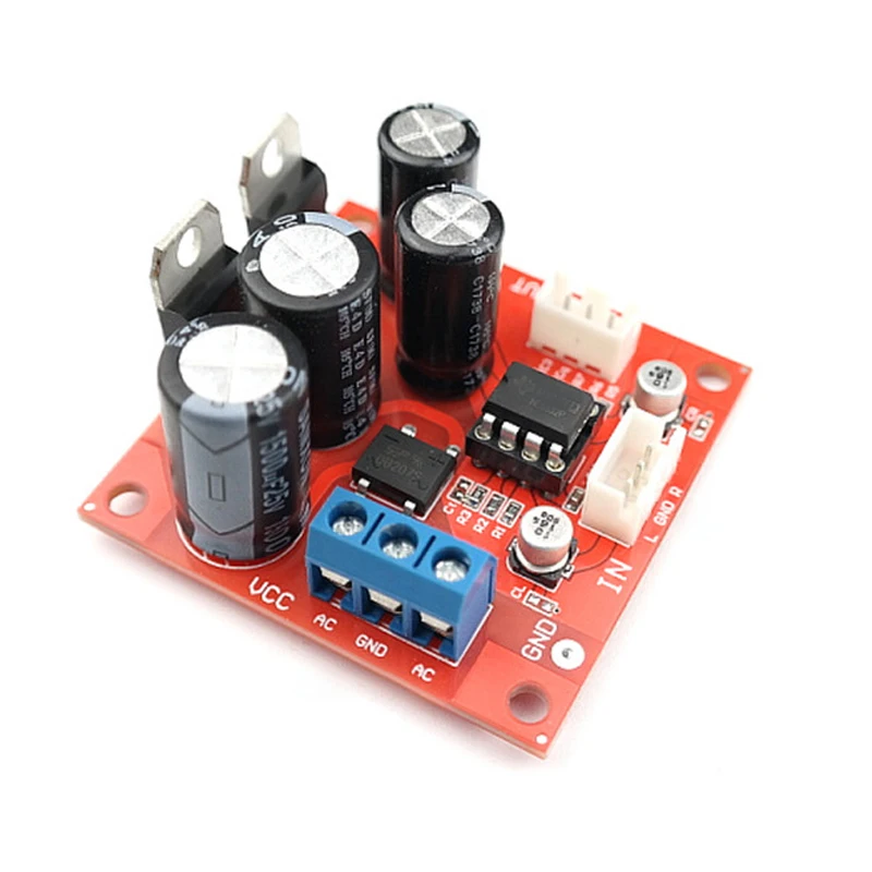 

NE5532 Op Amp двойной проигрыватель виниловых записей MM MC телефонная фотография Плата усилителя Board AC 5-16V E3-002