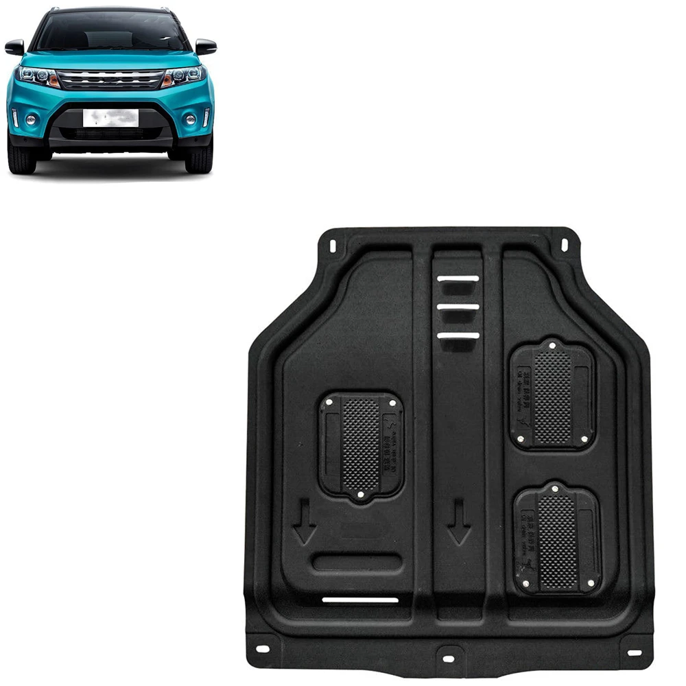 Per Suzuki Vitara 2016-2018 Under Engine Splash Shield Guard Parafango Parafango Piastra Protettiva Pannello Di Copertura Nero/Oro