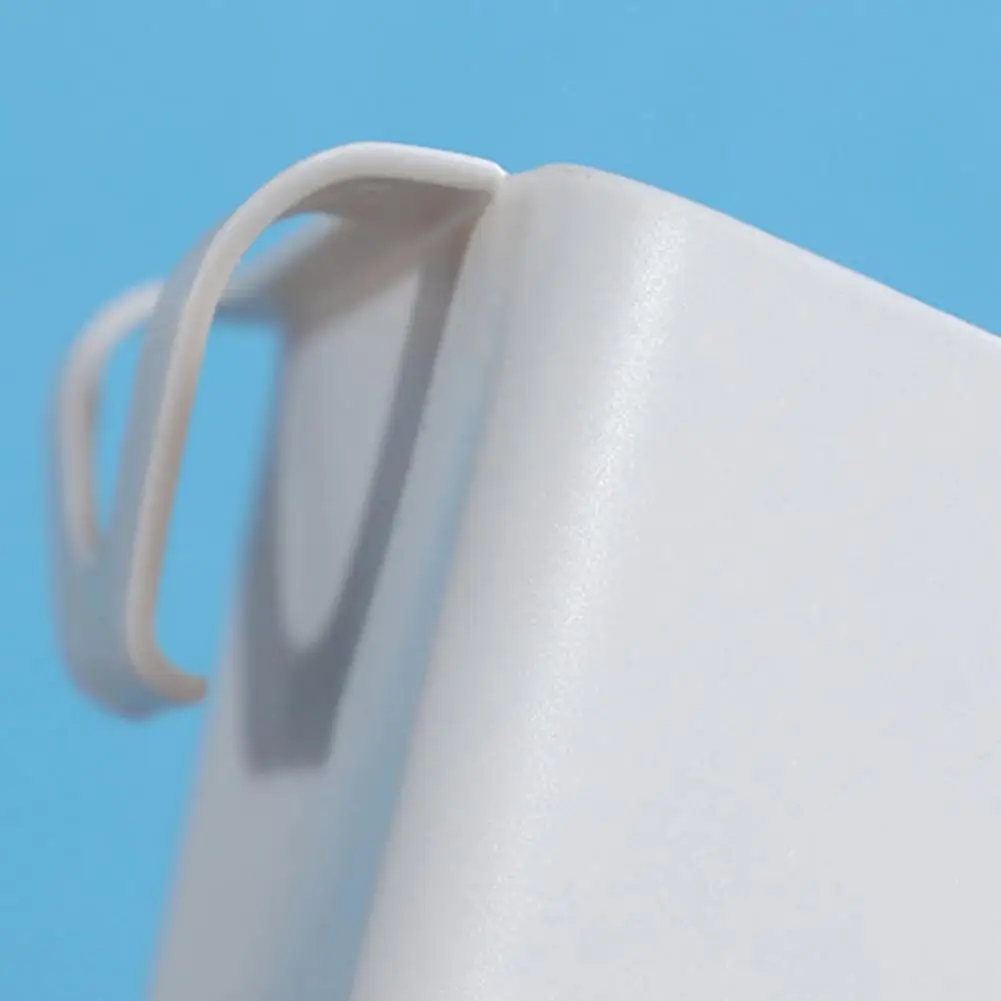 12cm Hanging Basket Hook Design Large Capacity Moisture-proof Wide Mouth Storage Plastic Space Saving Storage Bucket For Bedroom