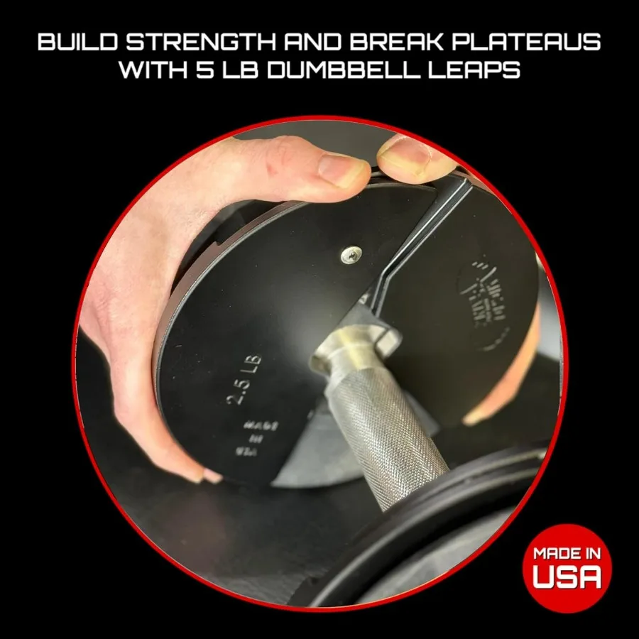 Dumbbell Fractional 2.5 lb Weight Plate, Ideal for Micro Loading,4 Piece Fractional Weight Plates, Designed for Dumbbell Trainin