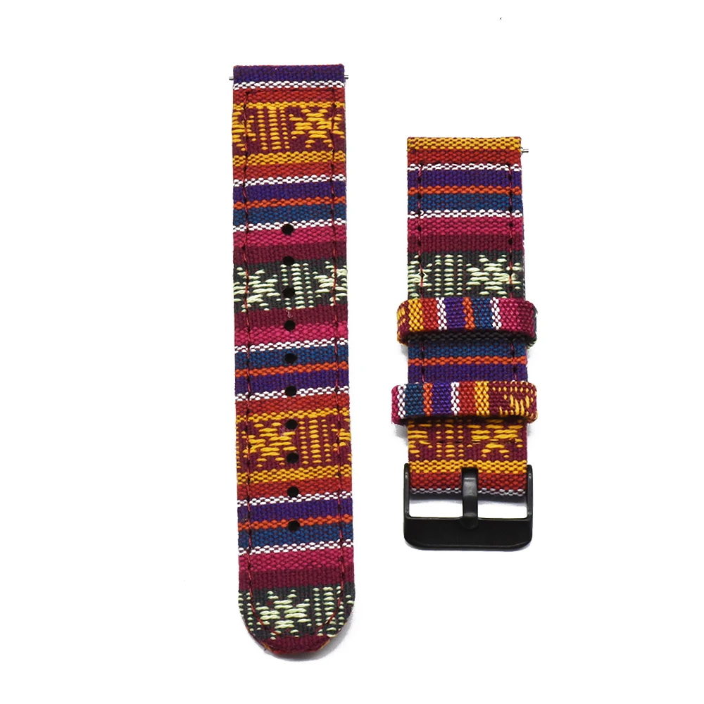 Ethnic Style Vintage Retro Woven Nylon Wristband Replacement