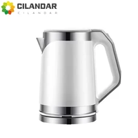 Household 2L Large Capacity Electric Kettle 304 Stainless Steel Double Layer Protection Quick Boiling Water Kettle 1