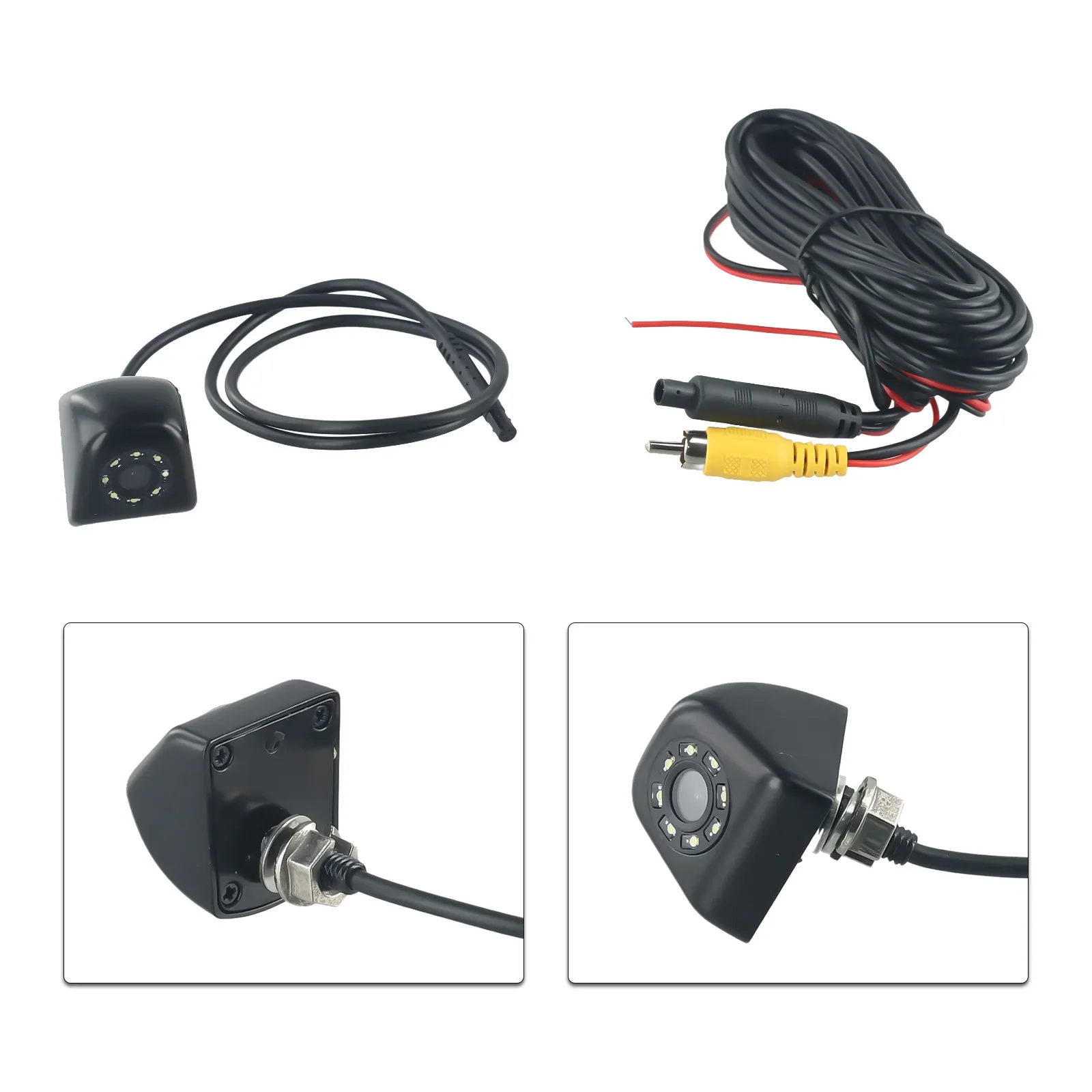 

Car Rear View Camera 4LED Night Vision Reversing Automatic Parking Monitor CCD IP68 Waterproof 170 Degree High-Definition Image