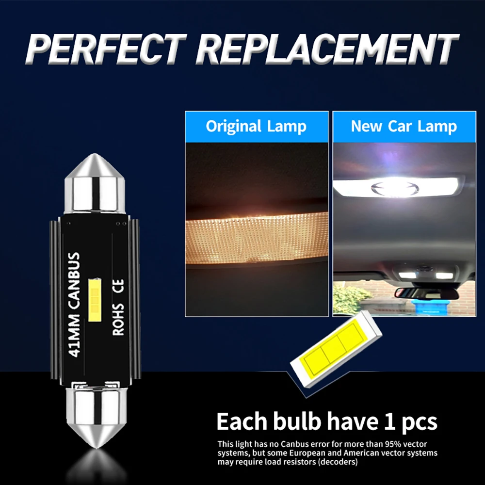LED ȣ  CSP 1860, 1SMD ĵ , 31mm, 36mm, 39mm, 41mm,  , C10W LED ڵ ׸   , 10 