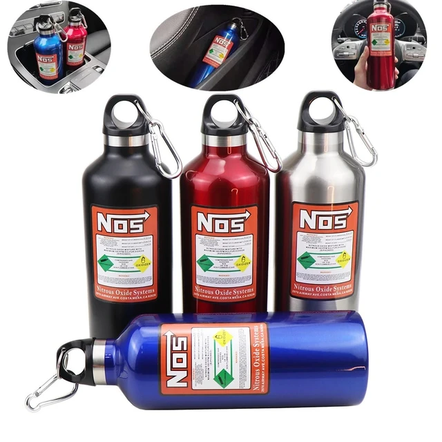 500ml nos Nitro Flasche Auto Isolier becher modifiziert Rennstil Stickstoff  flaschen Auto Innendekoration Autozubehör - AliExpress