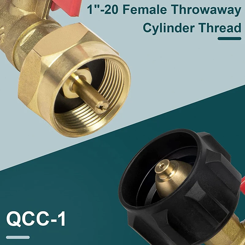 de Esfera, Gás Tanque de Gás Conector, Recarga Adaptador, Qcc, 1Pc