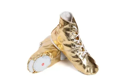 Belly Dance Boots For Girls Ladies Gold Silver Colors Jazz Dance Shoes Soft Split Soles Pole Dance Shoes Ballet Shoes 31-45 6