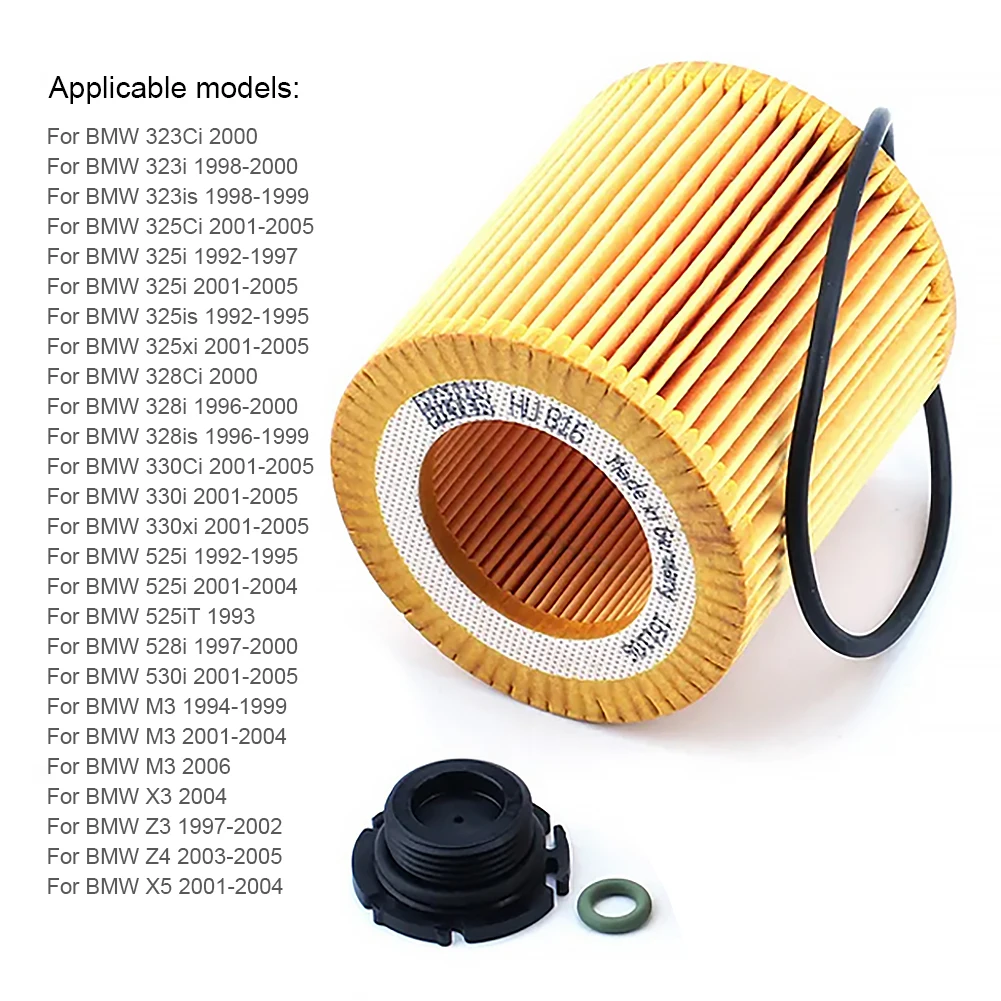 Oil Filter Replacement Automotive Replacement Oil Filter 11427512300 11421427908 for BMW 323Ci 323i 325i 328i 330i 525i 528i