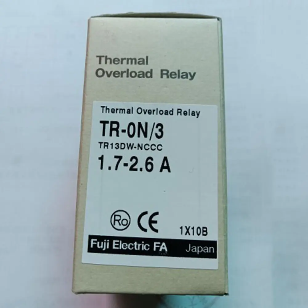 

Fuji TR-ON/3 1.7-2.6A Thermal Overload Relay 1PC New Free Shipping TRON/3