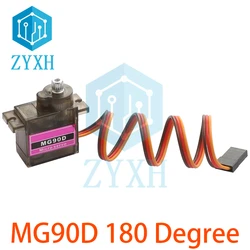 Enhanced Metal Gear Digital and Analog Servo - 2.2KG Torque, Multi - Degree Rotation (MG90D 180 Degree)