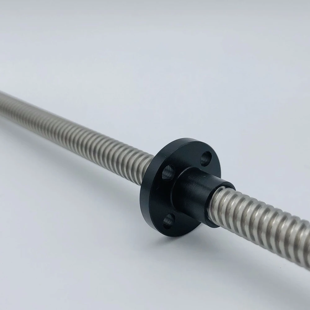 1pc T5 Lead Screw Thread 8mm Pitch1mm Lead 1mm/2mm/4mm 100/200/300/400/500/550mm with nylon Nut CNC 3D Printer Trapezoidal Rod
