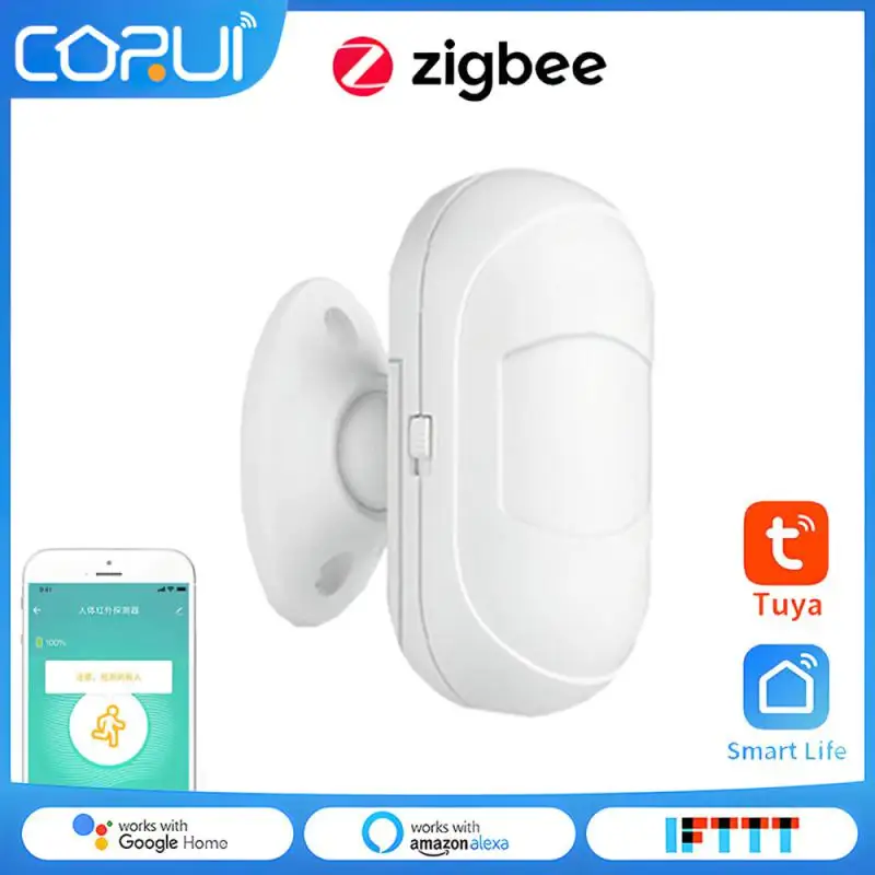 

ZigBee3.0 Tuya Smart Home Infrared Detectors PIR Motion Sensor Alarm Human Body Sensor Voice Control Alexa Works With Gateway