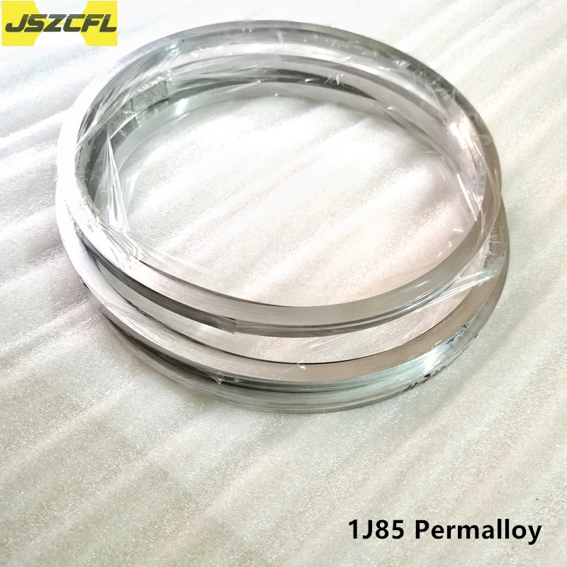 

1M High Permeability 1J85 Permalloy Strip 0.2-0.6mm Annealed Iron-nickel Alloy Belt for CT Current Take-off Magnetic Ring Core