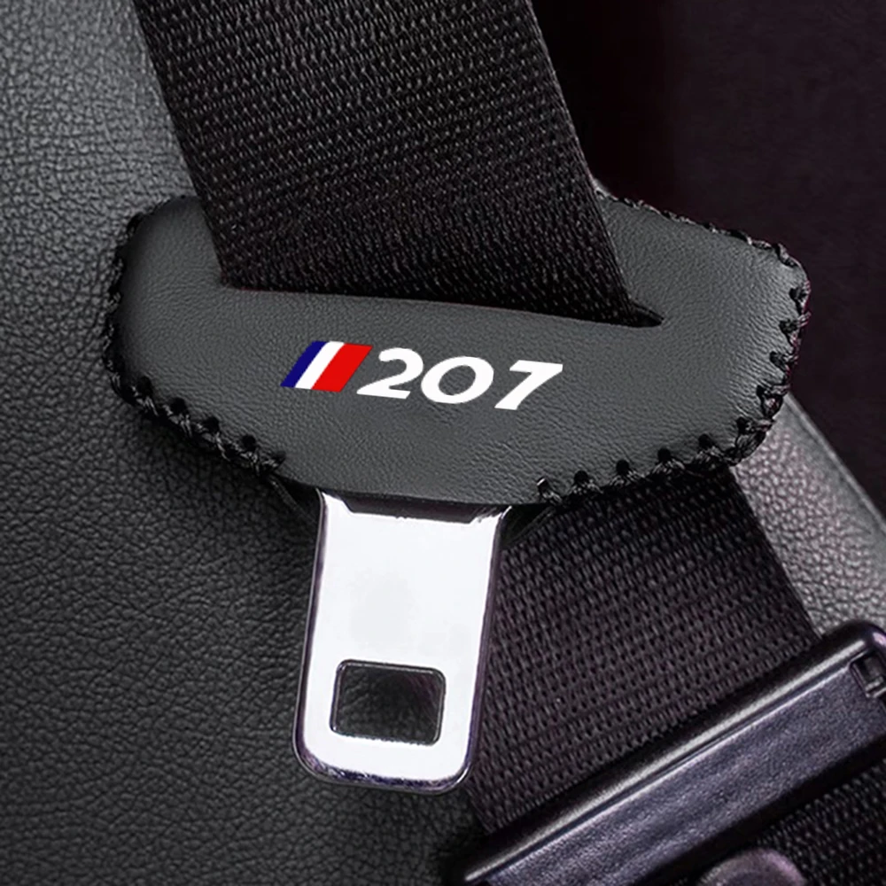 2pcs Car Seatbelt Buckle Cover Anti-scratch Protector Safety Belt Buckle Guard Car Accessories Interior for Peugeot 207 car accessories,seat belt covers,seat belt protection,seat belt protector,car seat belt accessory