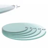 32" Round Clear Tempered Glass Table Top - 1/2" Thick with Beveled Polished Edge 3