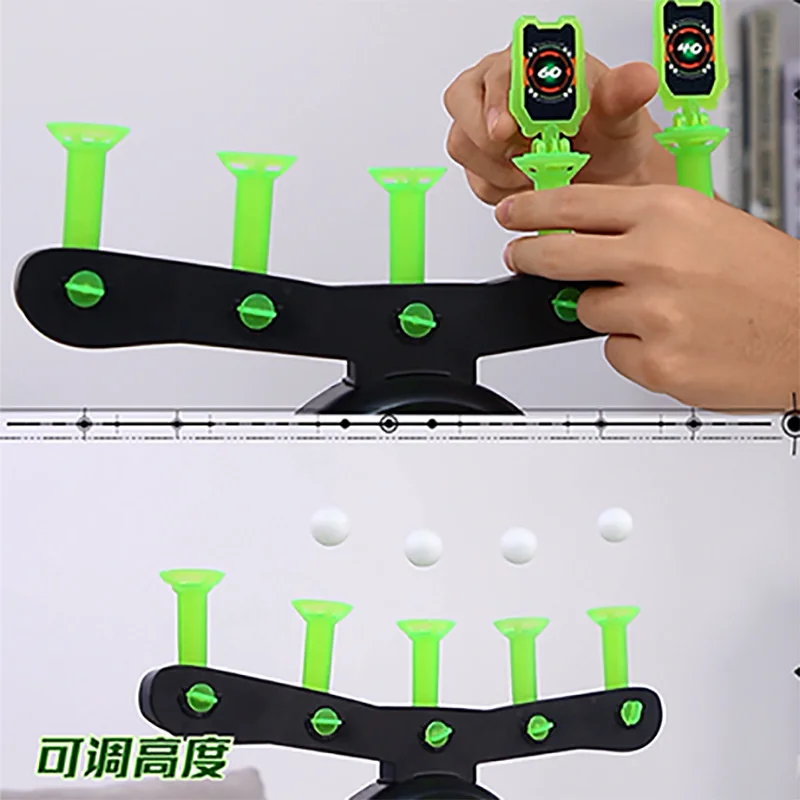 Glow-in-the-Dark Shooting Target Practice Kids Shooting Toy Gun Set Electric Hovering Target Shooting Toy Set Christmas Gift 4