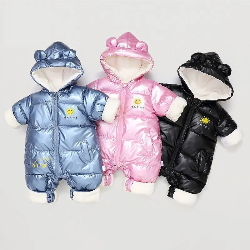 

Infant Thick Onesie Clothing Winter Autumn Warm Rompers For Baby Girls Boys Jumpsuit Kids Overalls Newborn Down One Piece