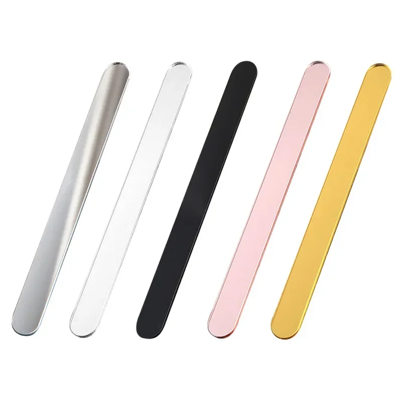 20pcs Ice Cream Sticks Acrylic Cake Topper Gold Mirror Stick for Birthday Party Ice Cream Decorations ice cream sticks