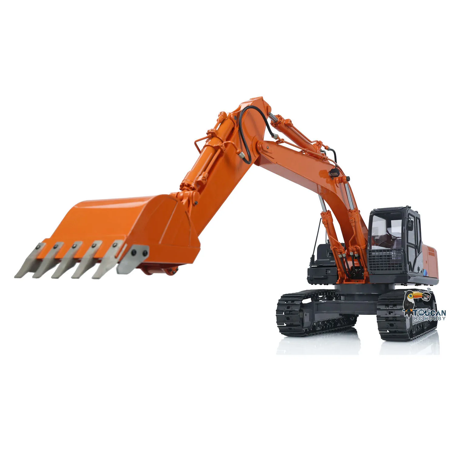 

Metal RC Hydraulic Excavator for 1/12 DIM H2 ZX210 Toucan RC Hobby Painted Assembled Remote Control Digger Trucks Model