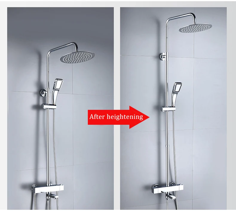 Удлинитель для душа квадратный из нержавеющей стали, 30 см | АлиЭкспресс