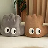 Figer Hand Shape Throw Pillow Funny Big Eyes Face Hands Big Hug Massage for Boy Office Decor Cushion for Girl Bed TV Wasit 2