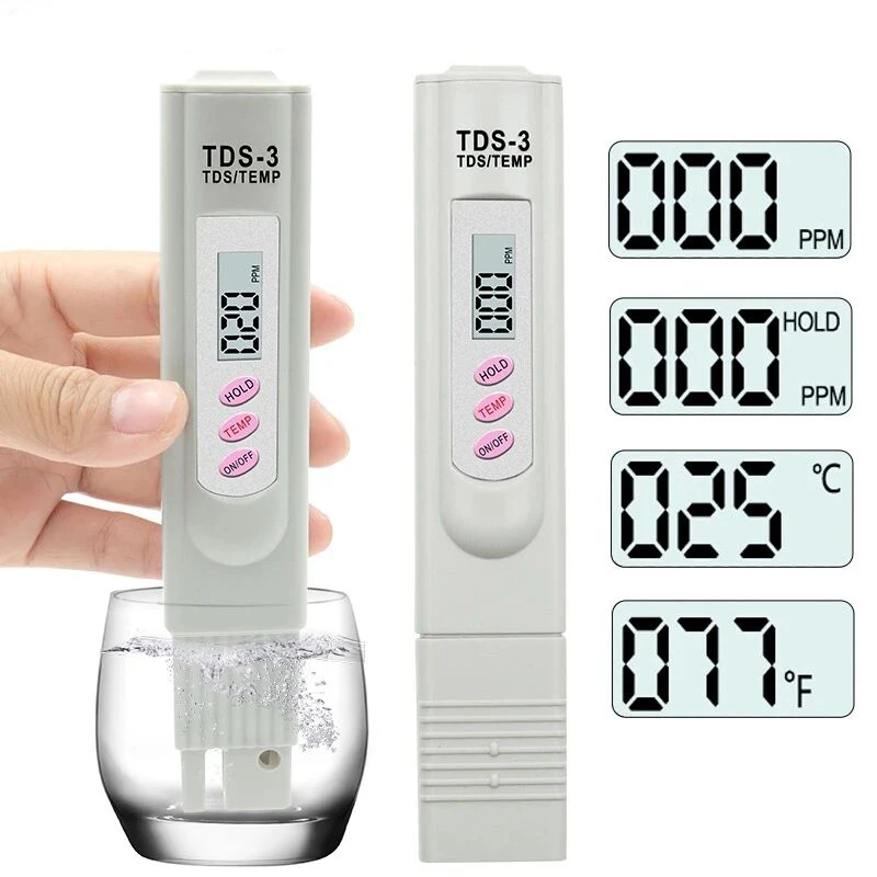 휴대용 LCD 디지털 TDS 수질 테스터 물 테스트 펜 필터 미터 측정 도구 수..