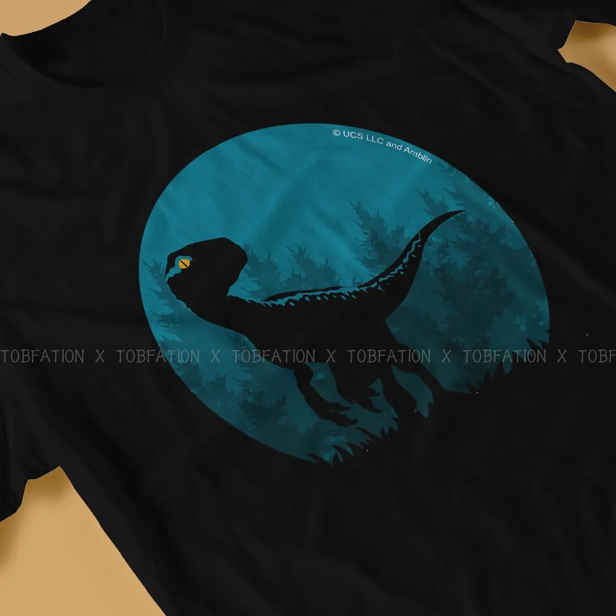 Blue Raptor Man's TShirt Jurassic Park Dinosaurs Film Crewneck Short Sleeve  100% Cotton T Shirt Humor High Quality Gift Idea - AliExpress, image size:1200x1200