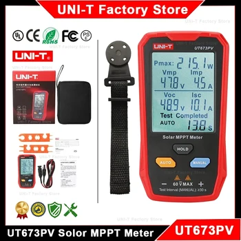 UNI-T UT673PV Solar MPPT Meter Photovoltaic Panel Tracker Tester Maximum Power Tester Pmax Vmp Lmp Voc Lsc PV Multimeter 1