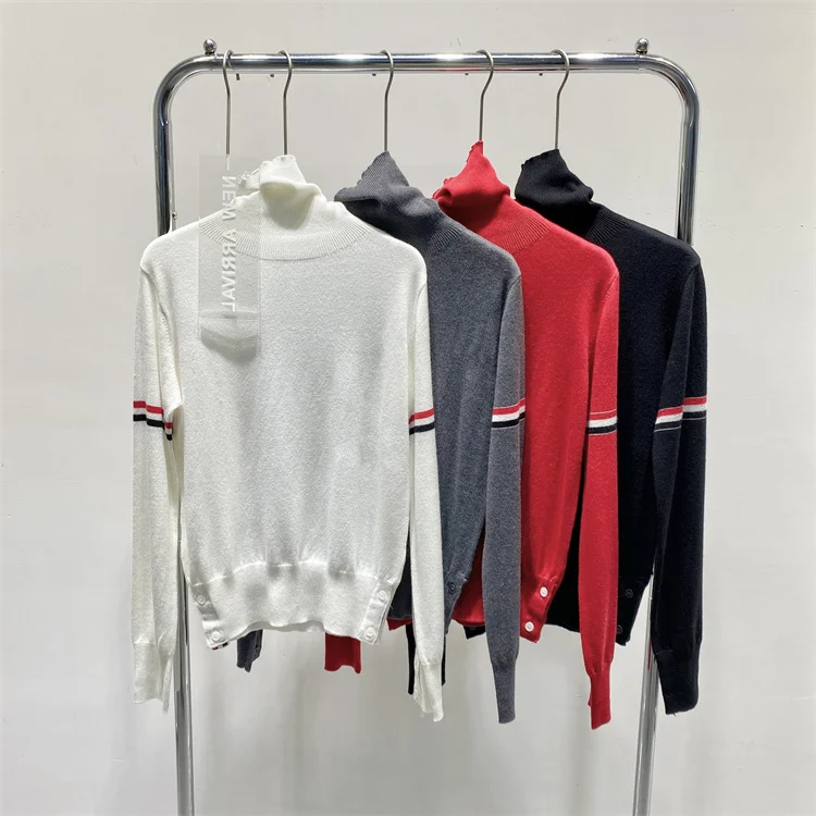

TB Versatile Wool High Neck Sweater