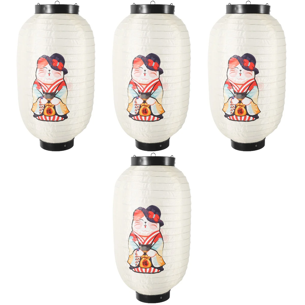 

4 PCS Japanese Lantern Doorway Advertising Ramen Noodles Restaurant Decorative Outdoor Sushi for Party On The Gate Barbecue