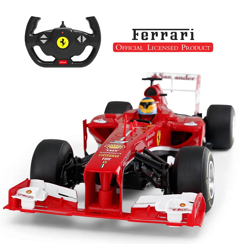 Ferrari F1 1:12 ölçekli 1:18 RC araba radyo uzaktan kumanda oyuncak formülü  yarış araba modeli otomatik makine çocuklar için hediye yetişkinler için  Rastar