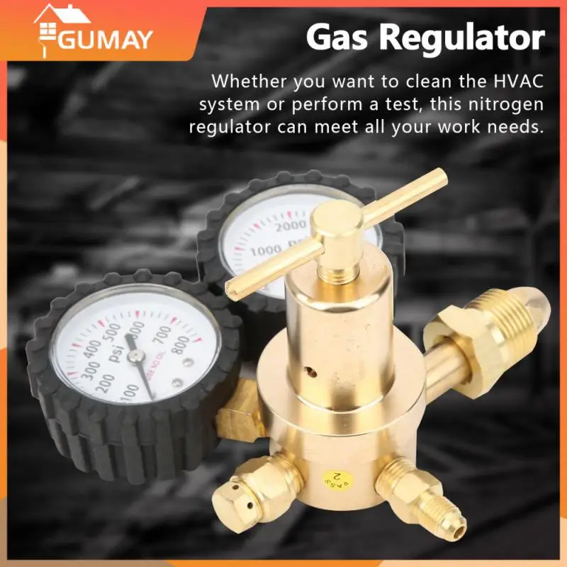 

Азотный регулятор, манометр, оборудование для измерения давления 0-1/4 psi CGA580, вход дюйма, выход фонарика, латунные приборы, тесты на утечку