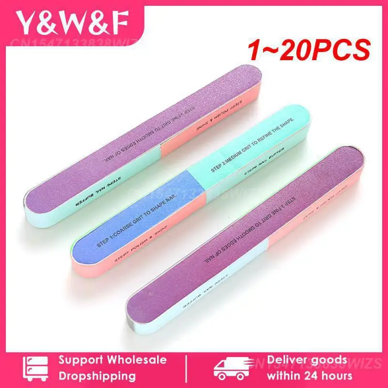 

1~20PCS Nail File Thick Sandpaper Nail Manicure Sanding Nails Buffer Polishing Professionel Nail Polish Buffer Art Tools