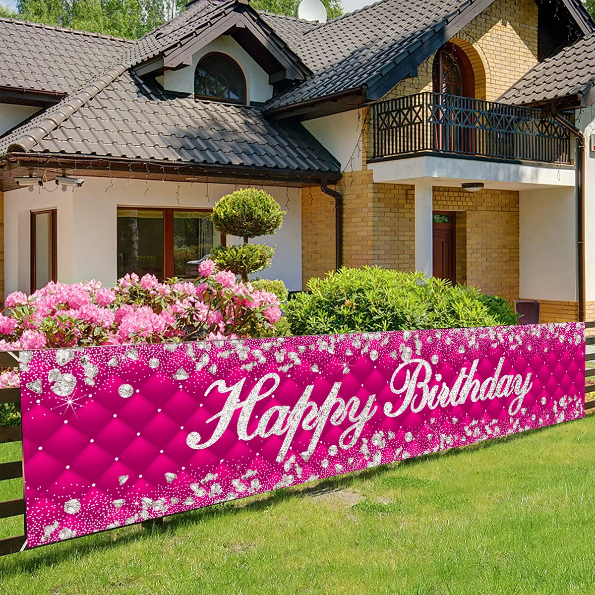 Birthday Banner Party Decorations Happy Birthday Banner Birthday Party Decoration Kids Boys Girl Baby Shower Bunting Garland Banners Flags Anniversary