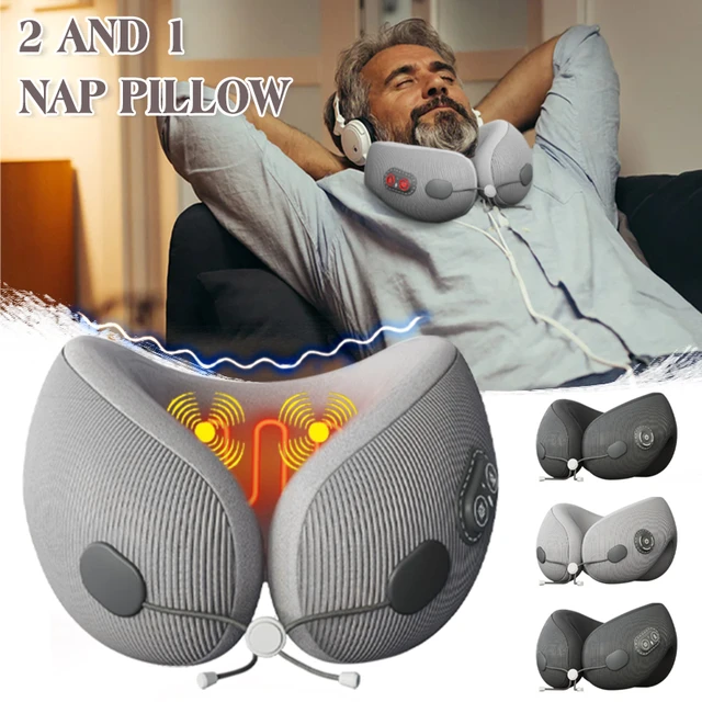 Multifunctional U-shaped pillow massage pillow Electric Neck Massager  Portable Shoulder Cervical Massager Travel Home Car Relax - AliExpress