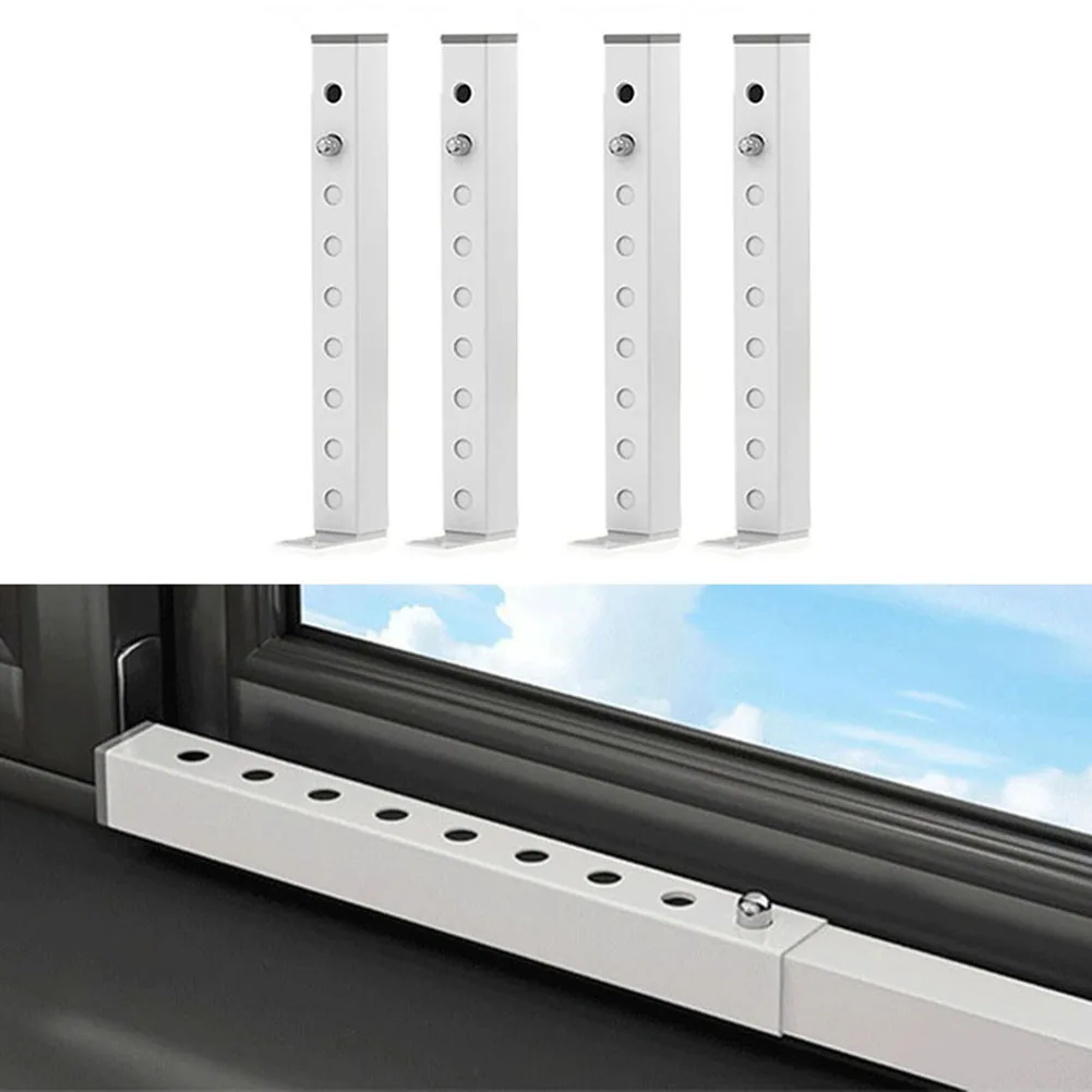 9.84in/16.3in Adjustable Window Safety Railing Suitable For Sliding Windows Inner Window Anti-theft Lock Rod Building Hardware