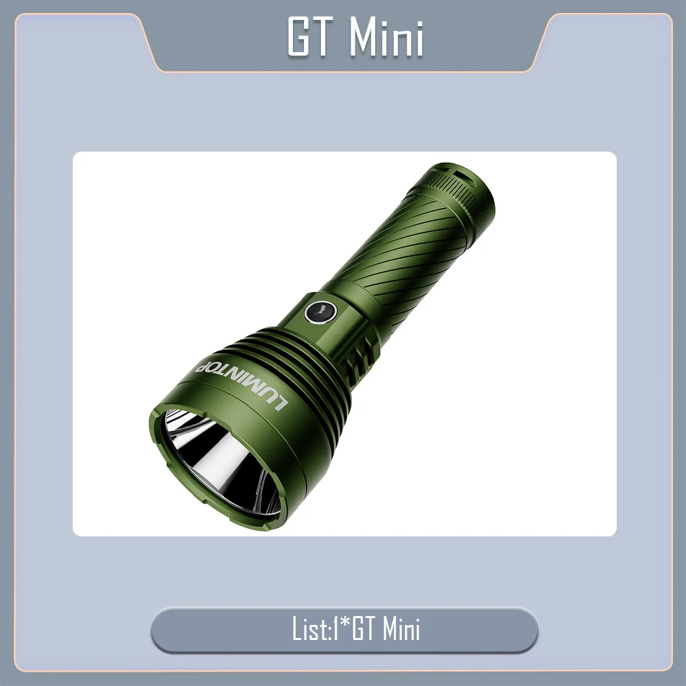 EDC LED Flashlight Outdoor Camping Lantern High Power Rechargeable Lamp Magnetic Tail Lighting 1000 Meters Fishing Torch GT Mini