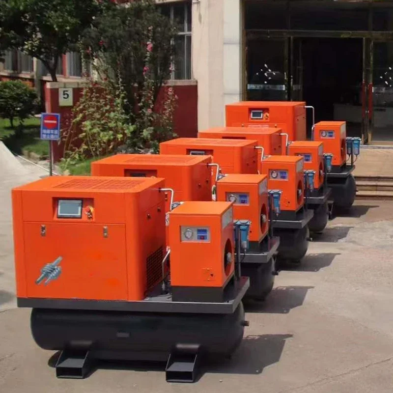 מדחס אוויר תעשייתי נייד עם מסמר רוטטיבי בלחץ גבוה 16 בר עם מייבש ומיכל ל-La ser Cut