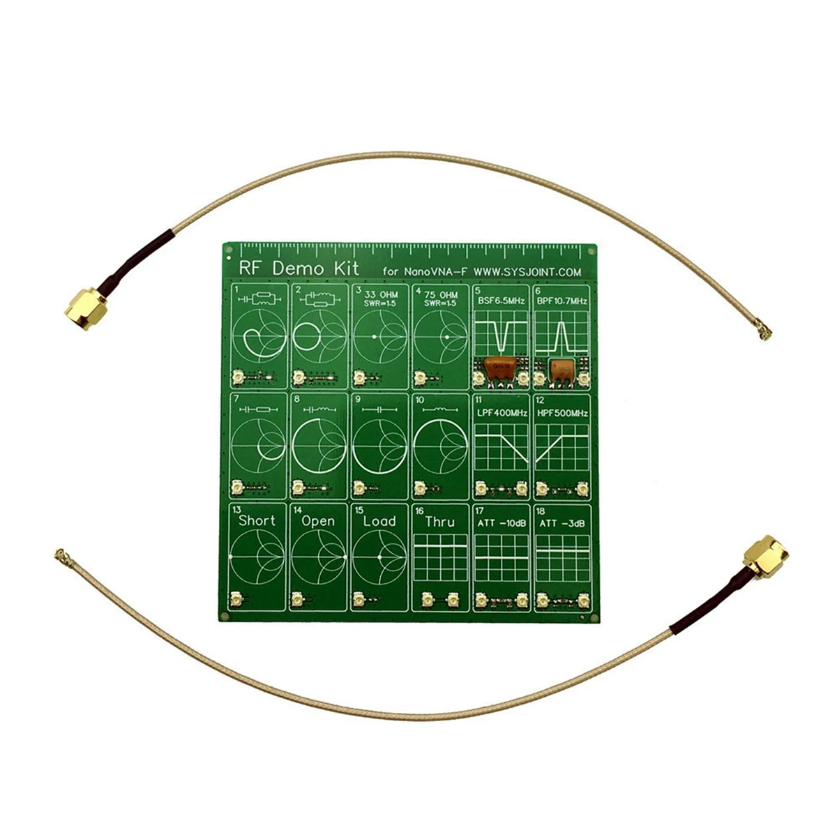 

RF Demo Kit NanoVNA-F RF Test Board HAM Vector Network Test