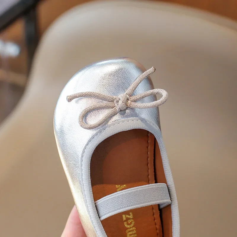 Girls Flats PU Leather Shoes Spring Autumn Kids Dancing Shoes For Girl Soft Flexible leather shoes girls shoes girls flats