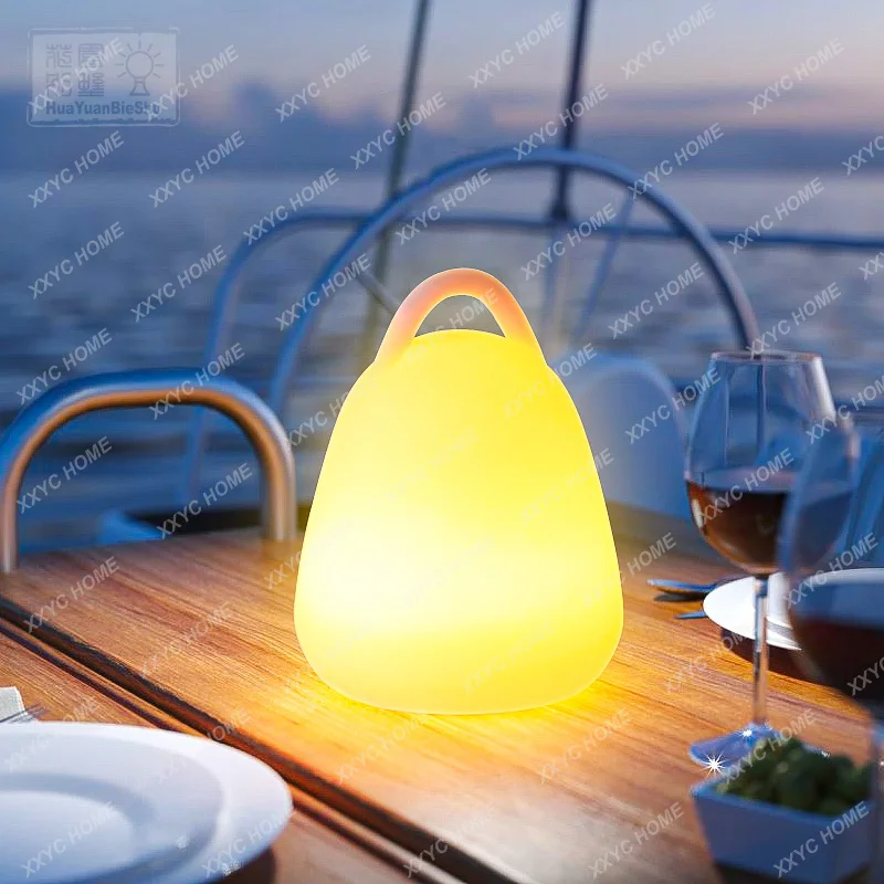 

Portable Outdoor Courtyard Waterproof Camping Lantern Lawn Lamp Decorative Storm Lantern Movable Floor Lamp