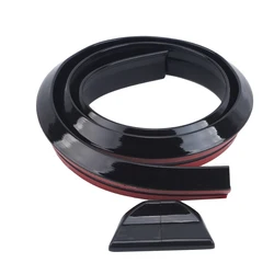 5D Carbon Fiber Universal Car Spoiler - Shiny Black Finish (Shiny black)