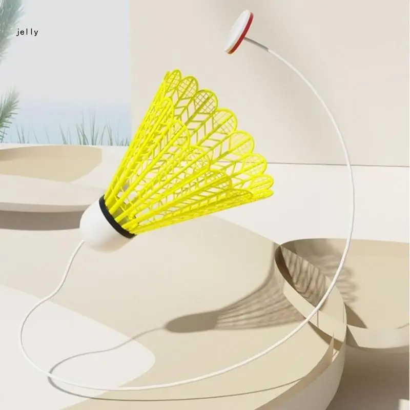 448C Professional Badminton Trainer Self Study Practice Stretch Badminton Rebounds Training Single Accompanying Exercise Tool