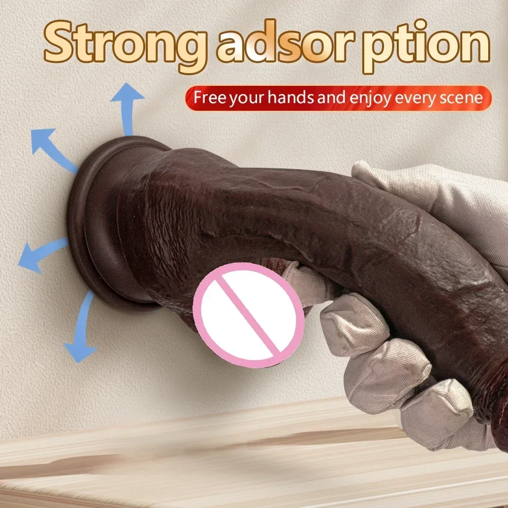 Sex Toys Big Long Dildo Vagina Masturbator Realistic Dick Strapon Penis Soft Suction Cup Anal For Woman G-spot Stimulation
