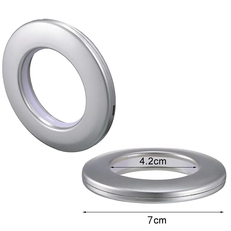 30 Pack Curtain Grommets, Curtain Circle Eyelet Rings Nanoscale Low Noise Roman Ring