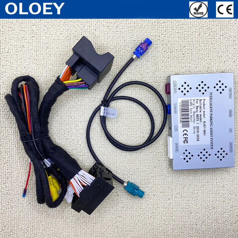 메르세데스 벤츠 B 클래스 W242 W246 2012 - 2018 용 플러그 앤 플레이 역방향 카메라 OEM 화면 업그레이드 전면 후면보기 백업 카메라