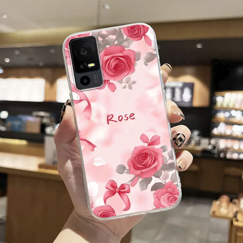 Luxury Transparent Silicone Shockproof Phone Case
